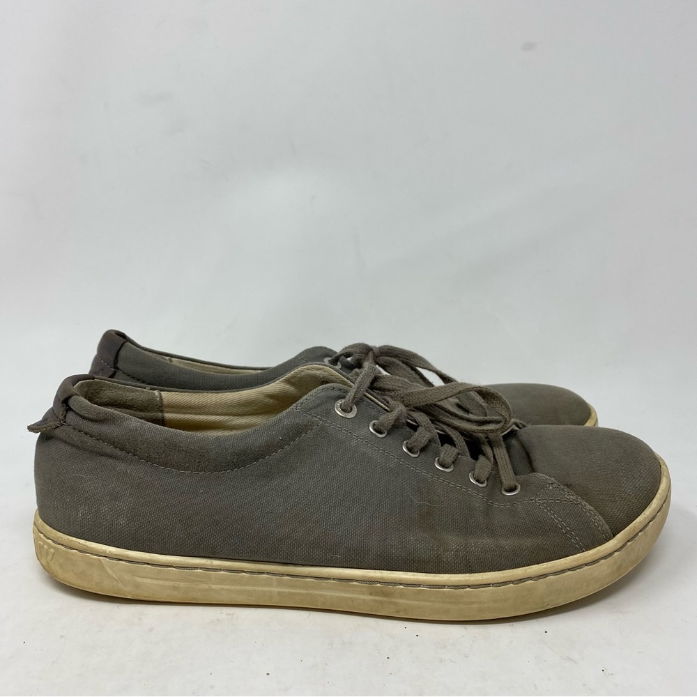 Birkenstock Arran Gray Lace Up Sneakers Size 41 NO INSOLES